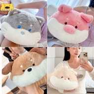 AIXINI 50cm Squishy Pig Stuffed Doll Lying Plush Dog/ Rabbit/ Cat  Toy Animal Soft Plushie Pillow for Kids Baby Comforting Birthday Gift