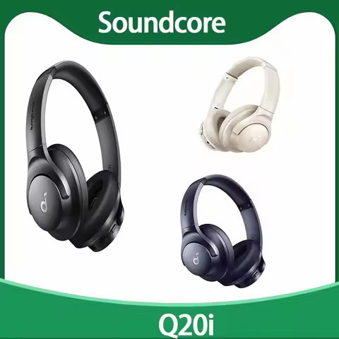 Soundcore Q20i Head-Mounted Wireless Bluetooth Earphones Active Noise Reduction Music Esports Hifi E