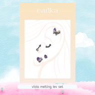 earika.earrings - Piercing Set จิวหูเงินแท้ 5 ชิ้น เหมาะสำหรับคนแพ้ง่าย