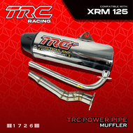 TRC Racing Power Pipe Honda XRM 125 Muffler Exhaust with Removable Silencer 1726