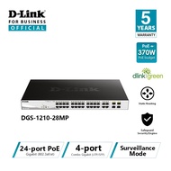 D-Link 28-Port Layer 2 Smart Managed Gigabit PoE Switch DGS-1210-28P