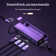 DENGQIAN | ฐานชาร์จ GPD Win 4 สำหรับแท็บเล็ตเกมส์ 2025 ฐานชาร์จแบบดิจิตอลพร้อมช่องต่อเพิ่มเติม ขนาด 