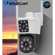 Vstarcam C662DR (เลนส์คู่) ความละเอียด 2.0 MP กล้องวงจรปิดไร้สาย ภาพสี มีAI+ คนตรวจจับสัญญาณเตือน Ou