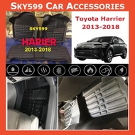 [Shop Malaysia] Toyota Harrier xu60 2013-2020 5D Car Floor Mat/Carpet