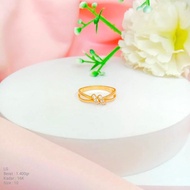 Jewelry Ring Gold Ribbon Ribbon Simple Lestari Gold 16k/700