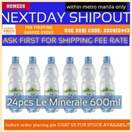 ◲ ✻ ◭ Le minerale water 600ml x24pcs metromanila only