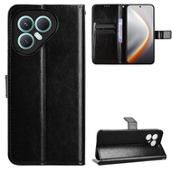 Casing Flip Case For Tecno Pova7 Ultra 5G Pova 7 7Ultra LJ9 Case Wallet PU Leather Back Cover card s