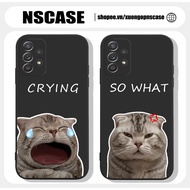 Samsung A32 4G 5G / A52 / A52s / A72 cute And cute Cat Case | Samsung Phone Case Protects The camera