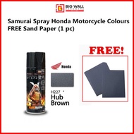 Samurai Spray Paint Honda Motorcycle Colours H227 H228  H232 H233 H235 H236 H239 400ml FREE Sand Pap