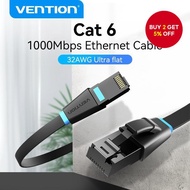 Vention Cat 6 Ethernet Cable UTP RJ45 Lan Cable Flat Internet Cable 1000Mbps High Transfer Speed Pat