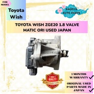 TOYOTA WISH ZGE20 1.8 VALVE MATIC USED JAPAN