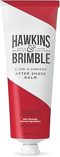 Hawkins &amp; Brimble After Shave Balm for Men, 125 ml / 4.2 fl oz. - Post Shaving Cocoa, Almond &amp; Olive Oil Moisturising Skin Protection | Premium British Grooming &amp; Skincare