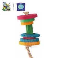 缺《寵物鳥世界》美國普拉尼 Mini小啞鈴 繽紛木串 | 鳥玩具 DA0144