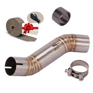 REALZION CB400 CB500X Exhaust Pipe Middle Pipe Motorcycle Exhaust Muffler Exhaust Connector For Hond