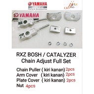 RXZ135 CHAIN ADJUST FULL SET rxz chain puller arm cover plate cover YAMAHA penarik rantai set
