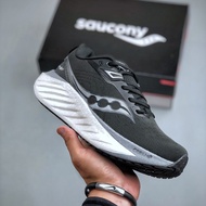 Saucony Triumph 22 Black White Marathon Racing Lightweight Sports Running Shoes Men's Shoes