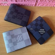 LV_ Bags Gucci_ Bag new men's wallet, classic large capacity cardboard, with 60433 short half folds (with box) 3O8G