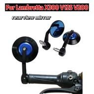 Suitable For Lambretta X300 V125 V200 Aluminum Alloy Hd Handlebar Rearview Mirror Convex Accessories