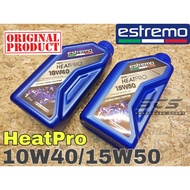 ESTREMO ENGINE OIL HEATPRO SEMI SYNTHETIC 10W40 HEAT PRO 15W50 DOUBLE ESTER Y15ZR Y16ZR MT15 LCV8 RS