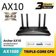 TP-LINK ARCHER AX20 AX10 WiFi6 AX1800 AX1500 Gigabit Wireless Wi-Fi Router For UniFi / Maxis / Time 