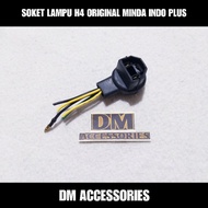 Fiting Soket Lampu H4 original Minda  yamaha vixion old & new soket kaki 3