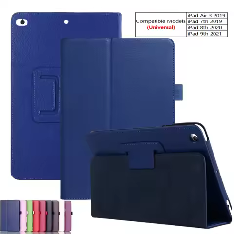 For iPad Air 3 Case 10.5inch 2019 PU leather Two-Fold Flip Stand Tablet Cases For Apple iPad 7th 8th