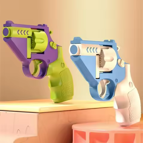 Fidget Toys 3D Printed Mini 1911 Fidget Blaster Stress Relief Toys for Adults Rotatable Design Suita