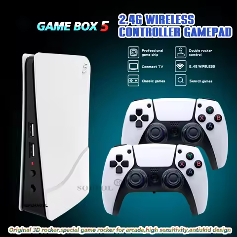 NEW GB5-P5 TV Game 4K HD Video Game Console Built-in 256G 50000 Games Retro Handheld Game Console fo