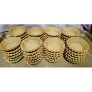 Butter Tart Shell Flower 7cm(without any additives) 香脆牛油挞壳花边7cm(无任何添加剂)