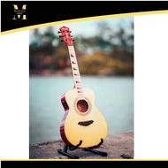 Stadd Demitri 36’ travelers Acoustic Guitar with Built-in Fishman Pickup Tuner