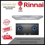 Rinnai RH-S95A-SSVR Slimline Hood + Rinnai RB-2CGN 2 Burner Built-in Hob *BUNDLE DEAL - FREE DELIVERY