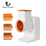 Han River เครื่องหั่นผักไฟฟ้าอเนกประสงค์ อัตโนมัติ หั่นแผ่น-ลูกเต๋า วัสดุสแตนเลสทนทาน พร้อมส่ง