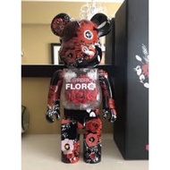 1000% flora bearbrick be@rbrick