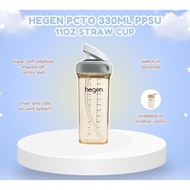 HEGEN PPSU STRAW CUP PINK | BLUE 330 ML