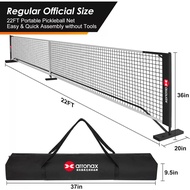 Arenus Pickleball Net Outdoor Pickleball Portable Mobile Training Competition Standard Pickleball Ne