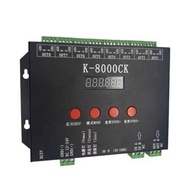 K-8,000CK Color Programming Controller with SD Card Support 8-Channel Output Port Controller Comes w
