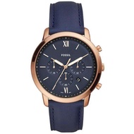 [Powermatic] Fossil Fs5454 Men'S 'Neutra Chrono' Quartz Stainless Steel And Leather Casual Watch