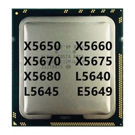 X5650 X5660 X5670 X5675 X5680 L5640 L5645 E5645 E5649 CPU Processor LGA 1366