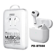 PRODA PD-BT888 Wireless True Stereo Music TWS Earbuds HiFi Sound With Touch Sensor Long Battery Life