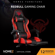 [FREE Shipping] GTGAMEZ Redbull / Queen / Redbull with Leg Support E-Sports Ergonomic Gaming Chair-GMZ-GC-YG-721