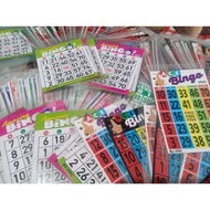 10pcs Laminated Bingo Card