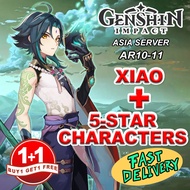 STARTER B5 GENSHIN IMPACT Xiao+Reqular 5 Star Standard Combo