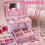 Gift Box Girl Beaded Year Old 6 Girl Hair Accessories Beads Girl Birthday Gift Handmade Toy Bracelet