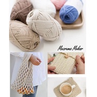 🇲🇾50g 3mm Tube Yarn Core filled Cotton Yarn |Core Filled Knitting Crochet Yarn | Cotton Core Yarn |B