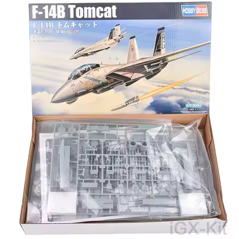 Hobbyboss 80277 1:72 Scale F14 F-14B F14B Tomcat Fighter Aircraft Handcraft Plastic Assembly Buildin
