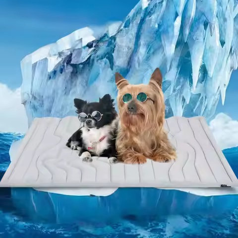 Pet Ice Pad Summer Dog Cat Cool Pad Sleeping Pad Heatstroke Cooling Pad Pet Cooling and Heating Pad