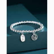 ↂ✁  Fu999Silver Bead BeadFemale Beaded Foot Silver BeadSilver2022 New Transfer Beads