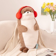 Siri baharu mainan plush haiwan laut seperti memerang laut dan anjing laut, bantal, kusyen sofa, kus