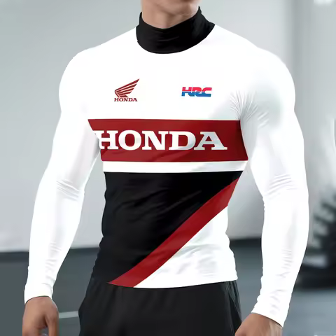 Honda MotoGP WORLD SBK Team Surround T-shirt HRC Honda Racing T-shirt Outdoor Sports 3D Half High Co