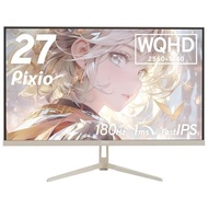 Pixio PX278 WAVE Beige Gaming Monitor 27-inch 180Hz WQHD Beige 2-Year Warranty Cute